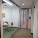 Glass meeting room with sliding door - View series #0295