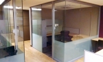 NxtWall glass wall offices - University installation #0640