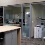 Higher Education frosted glass clear glass office fronts #0093