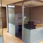 NxtWall glass wall offices - University installation #0640