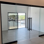 Full height glass double sliding door wall - View Series #1646
