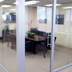 View series Conference room glass office with swing glass door #0476