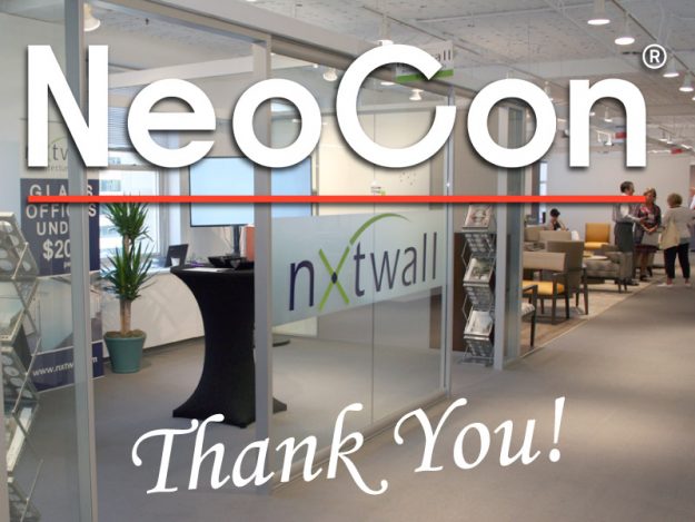 NeoCon 2018 NxtWall Booth Thank You