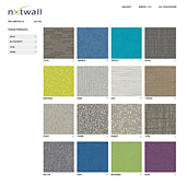 CF Stinson Fabric Wall Finishes online NxtWall Sample Studio