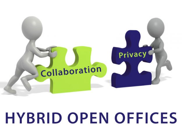 Hybrid open office by NxtWall Hybrid open office by NxtWall