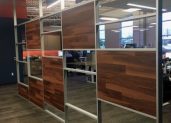 Multi-transom Glass and Laminate Dividing Wall Flex Series Multi-transom Glass and Laminate Dividing Wall Flex Series