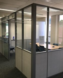 Solid and Glass Freestanding Offices - Flex Series