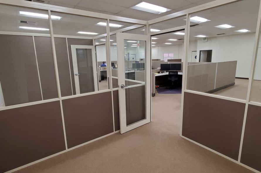 NxtWall Freestanding Flex Series Demountable Fabric/Glass Wall Offices NxtWall Freestanding Flex Series Demountable Fabric/Glass Wall Offices