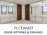 NxtWall Architectural Walls Door Options and Finishes