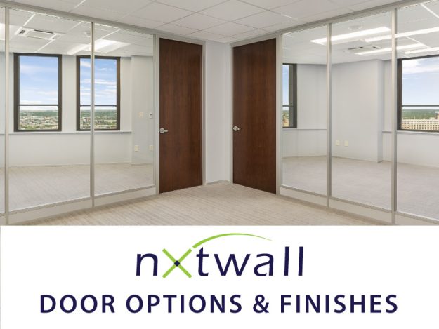 NxtWall Architectural Walls Door Options and Finishes