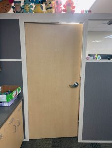 Solid Core Wood Swing Door - Maple Finish Solid Core Wood Swing Door - Maple Finish