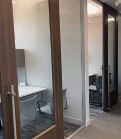 Wood Frame Full Lite Sliding Door with Locking Barpull Hardware Wood Frame Full Lite Sliding Door with Locking Barpull Hardware