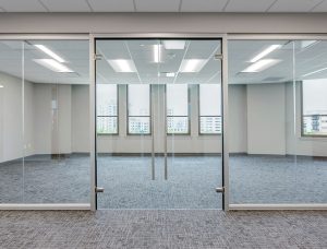 Frameless Glass Double Swing Doors - NxtWall View Series Frameless Glass Double Swing Doors - NxtWall View Series